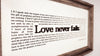 Love Never Fails