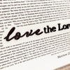 Love the Lord your God | Matthew 22