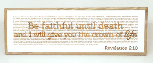 Be Faithful Until Death | Revelation Ch. 2