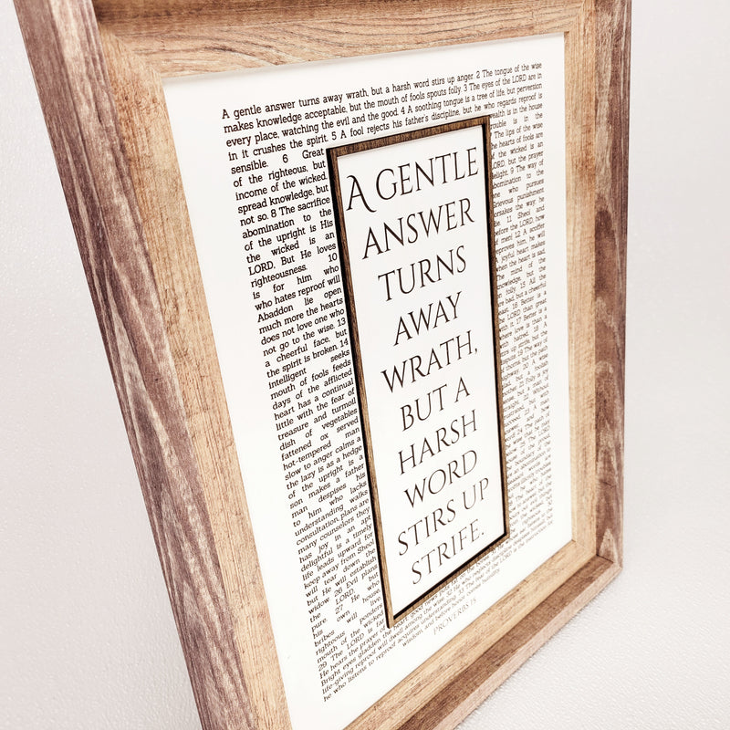 Gentle Answer - Proverbs 15