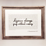 Rejoice Always | 1 Thessalonians 5:17