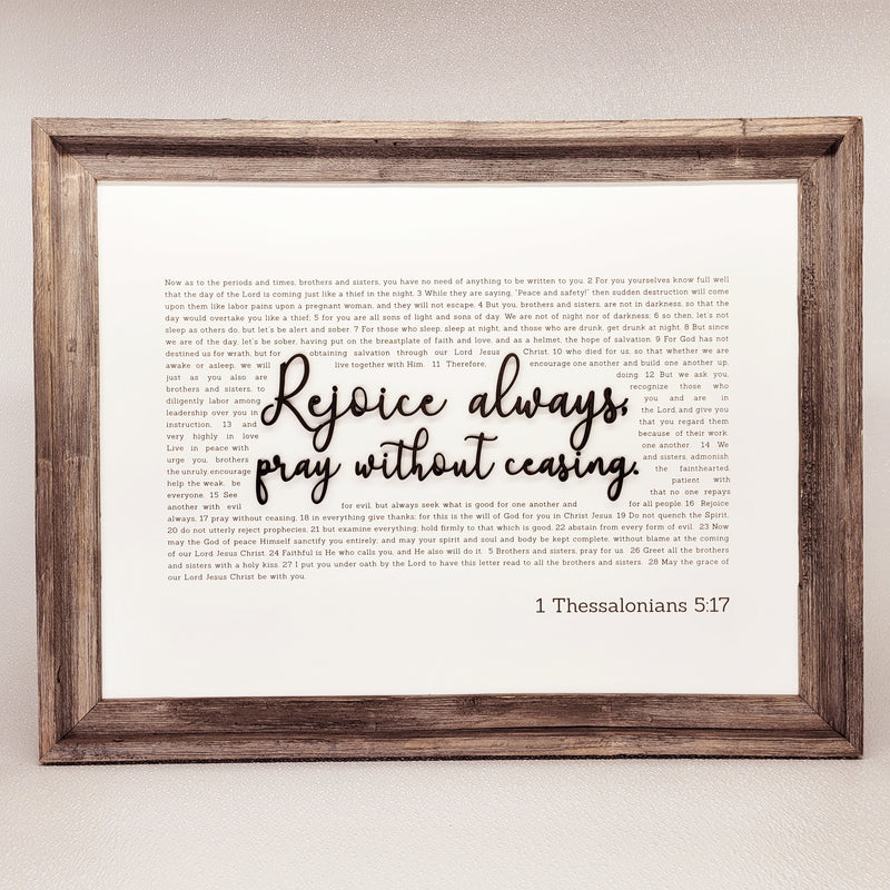 Rejoice Always - 1 Thessalonians 5:17