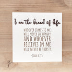 Bread of Life - Wood Canvas