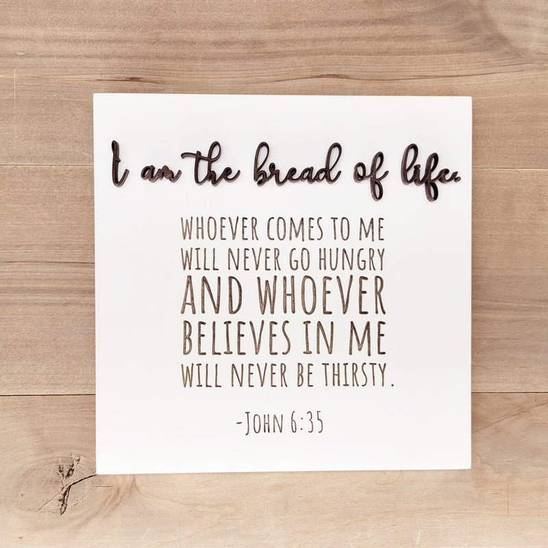 Bread of Life - Wood Canvas