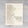 Declare Your Mighty Acts | Psalm 145:4 | Wood Canvas
