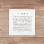 Isaiah Chapter 53 - Wood Canvas