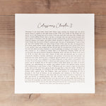 Colossians Chapter 3 - Wood Canvas