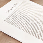 Colossians Chapter 3 - Wood Canvas