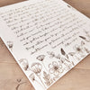 Flowers of the Field | Matthew 6:28‐34 | Wood Canvas