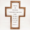 Deny Himself, Matthew 16:24 - Wood Cross