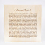 Colossians Chapter 3 - Wood Canvas