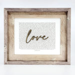 Faith Hope & Love - Set of 3