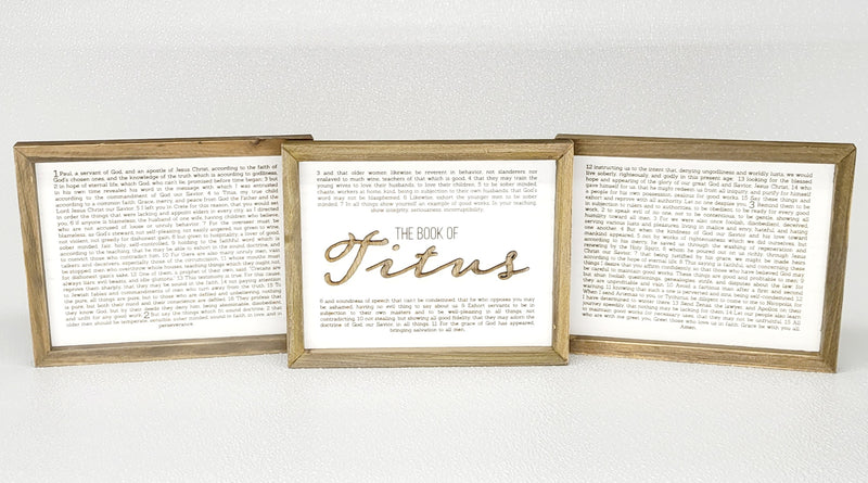 Book of Titus | Set of 3