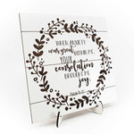 Mini Signs - Various Encouraging Bible Designs