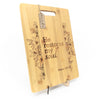 Bamboo Cutting Board Engraved - "Restores" Psalm 23:3