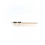 BTJ Logo Stud Earrings | 1 Pair | Hardwood