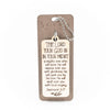 Wood Engraved Keychain - "In Your Midst" Zephaniah 3:17
