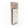 Wood Engraved Keychain | "In Your Midst" Zephaniah 3:17