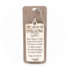 Wood Engraved Keychain - "Everlasting" Psalm 40:28-29