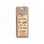 Wood Engraved Keychain | "Be Still" Psalm 46:10