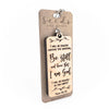 Wood Engraved Keychain | "Be Still" Psalm 46:10