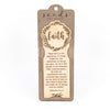 Wood Engraved Bookmark | "Faith" Hebrews 11:1-3