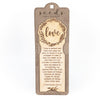 Wood Engraved Bookmark | "Love" 1 Corinthians 13:4-8