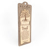 Wood Engraved Bookmark | "Trust" Jeremiah 17:7-8